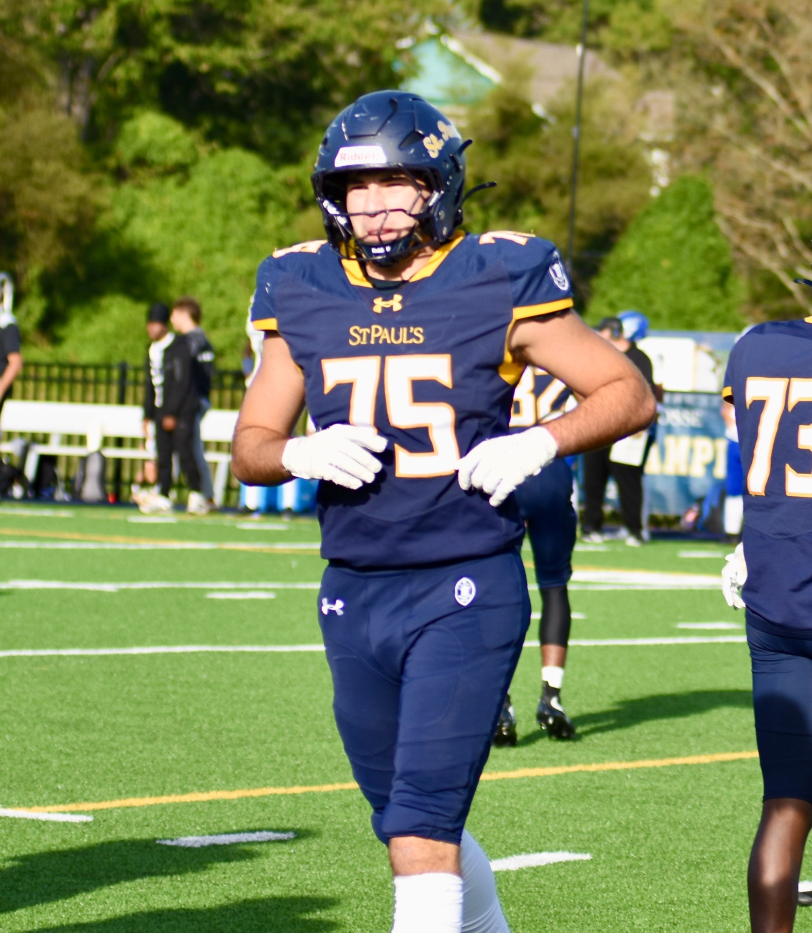#75 on the field